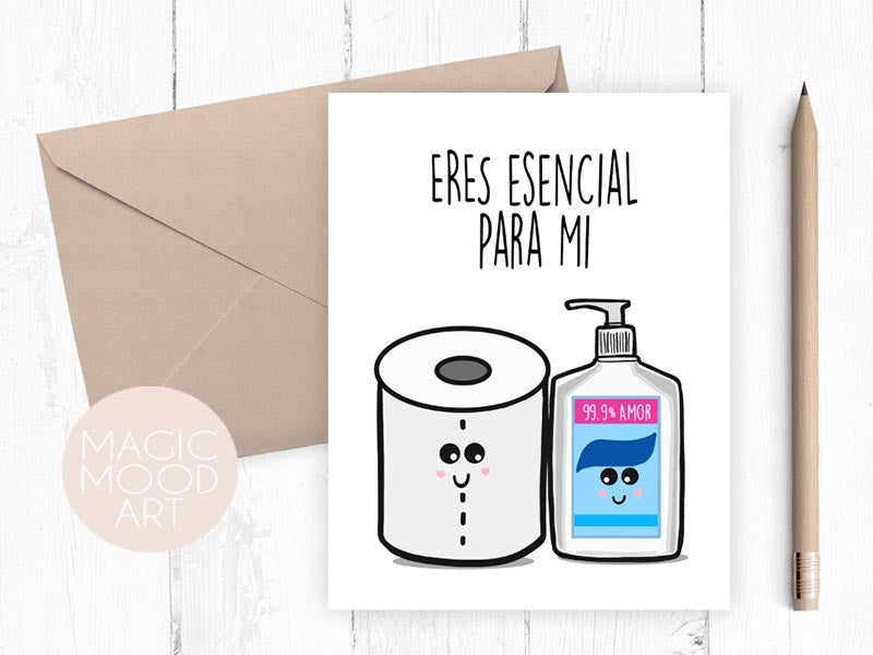 Eres Esencial Para Mi Greeting Card