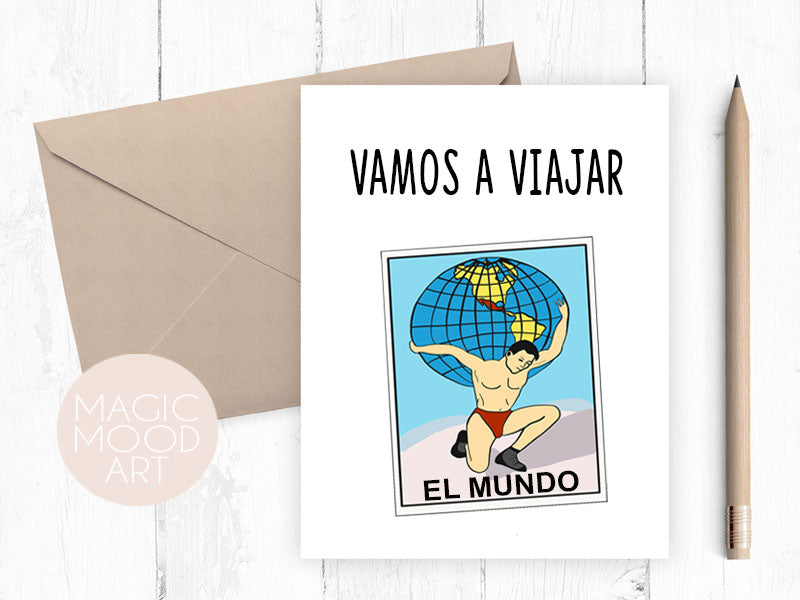 Vamos a Viajar El Mundo Card