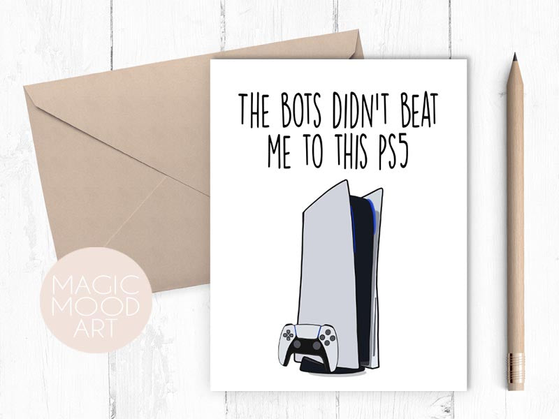 PS5 Greeting Card