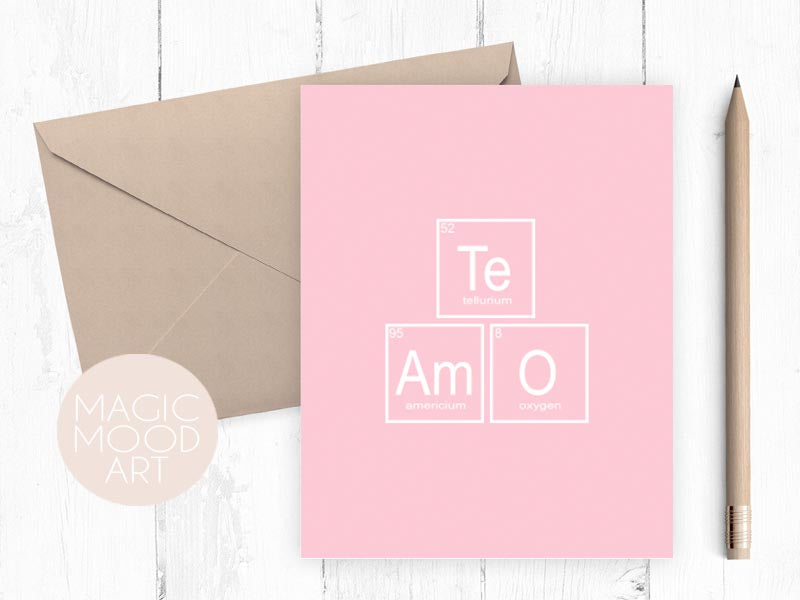 Te Amo Card