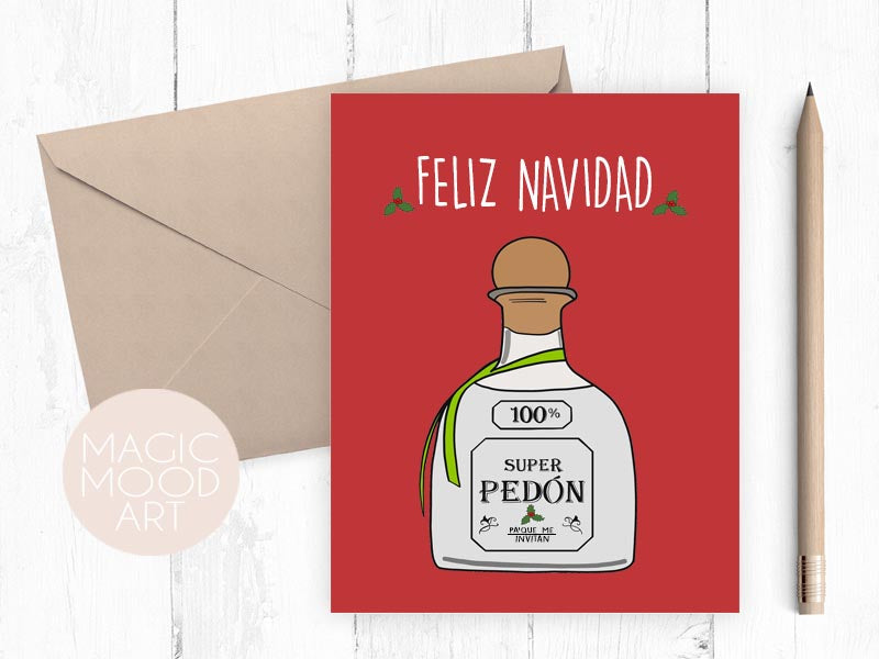 Super Pedon Feliz Navidad Card