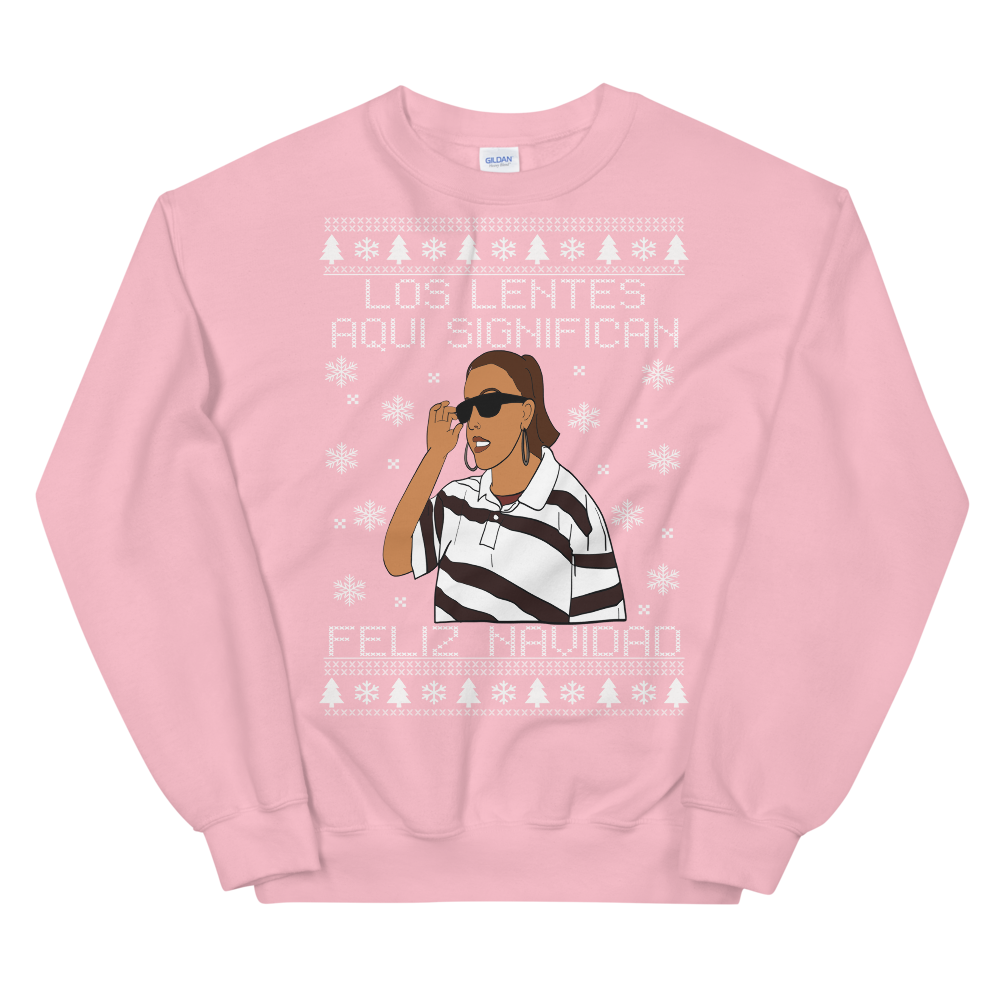 Los Lentes Feliz Navidad Ugly Christmas Sweater