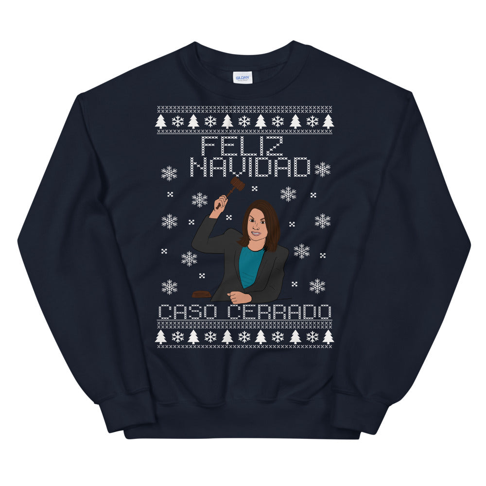 Caso Cerrado Feliz Navidad Ugly Christmas Sweater