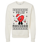 Bad Bunny Heart Ugly Christmas Sweater