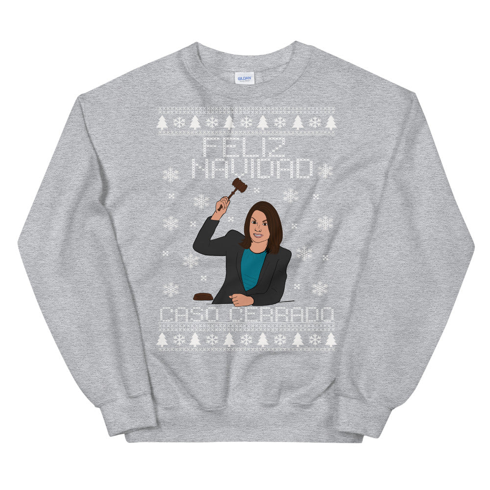 Caso Cerrado Feliz Navidad Ugly Christmas Sweater