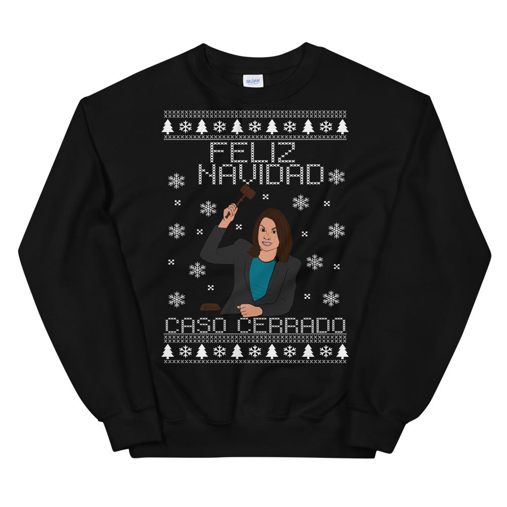 Caso Cerrado Feliz Navidad Ugly Christmas Sweater